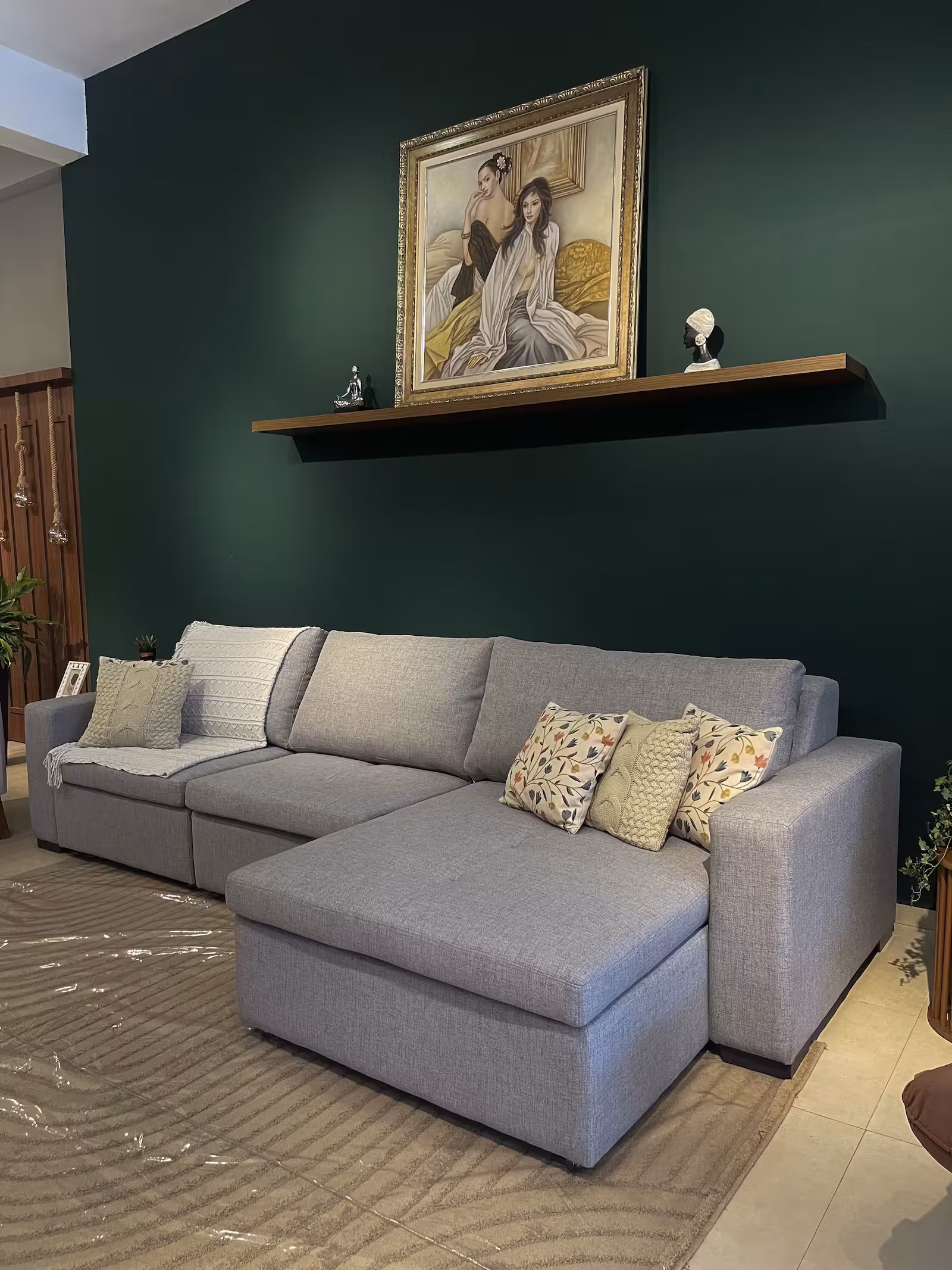 Sofá Retráctil de 3 Cuerpos modelo 'Sofá Retráctil Bali' de Villmor Home Decor. Diseño exclusivo de Villmor en Paraguay.